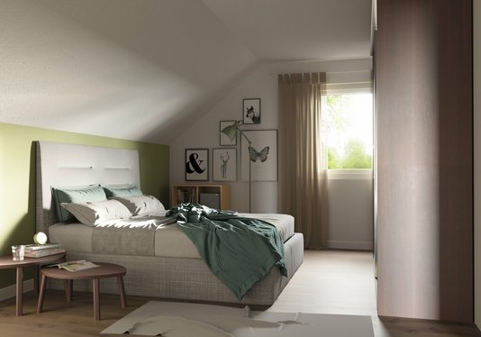 Wintergartenhaus-118-Schlafzimmer-1 Schlafzimmer im Dachgeschoss